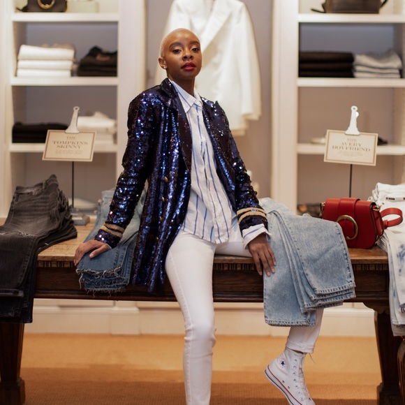 Polo Ralph Lauren Tops - Asymmetrical Striped Linen Blouse